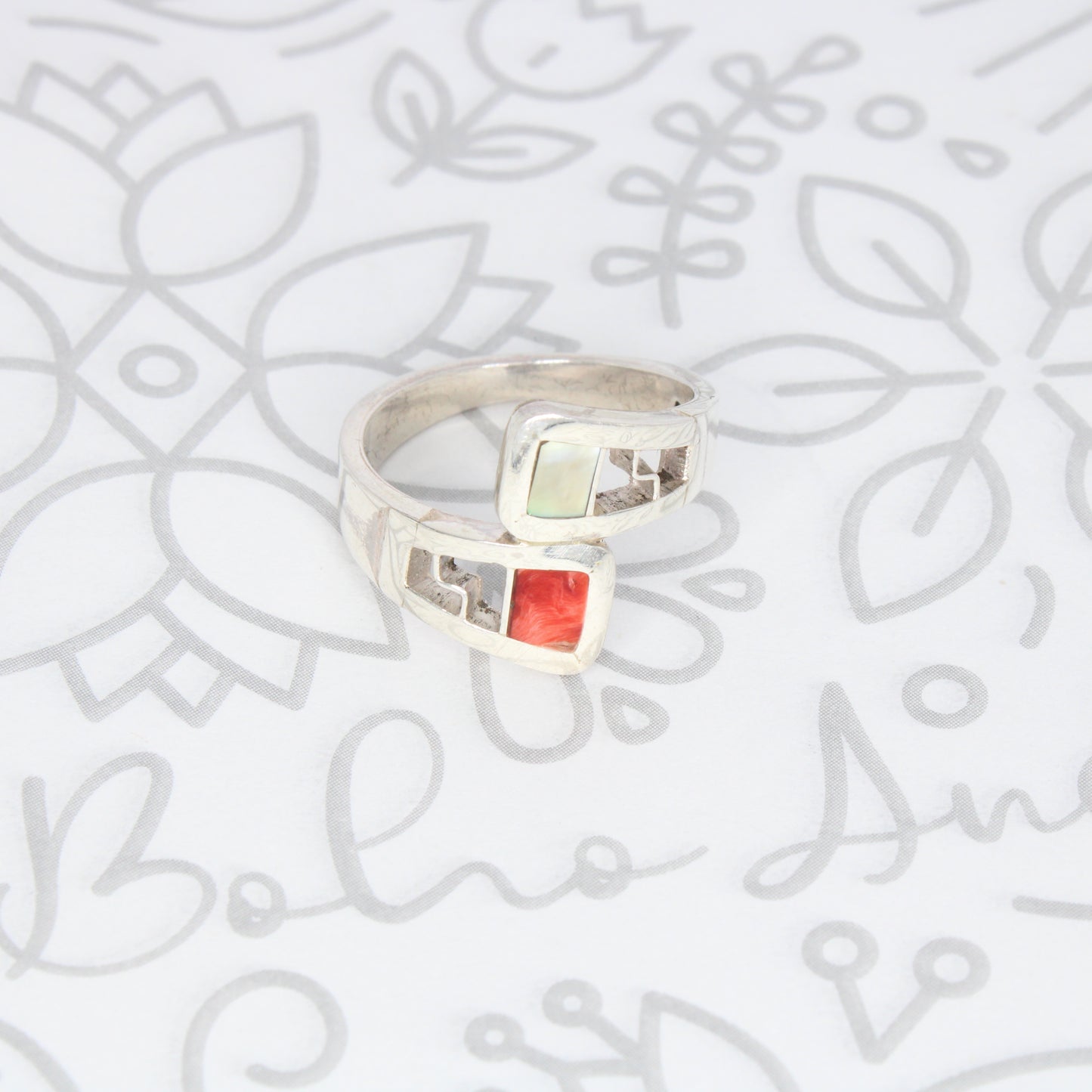 Ring Silver with natural stones Stones