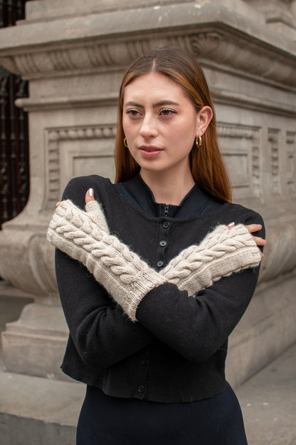 Alpaca Knit Mittens