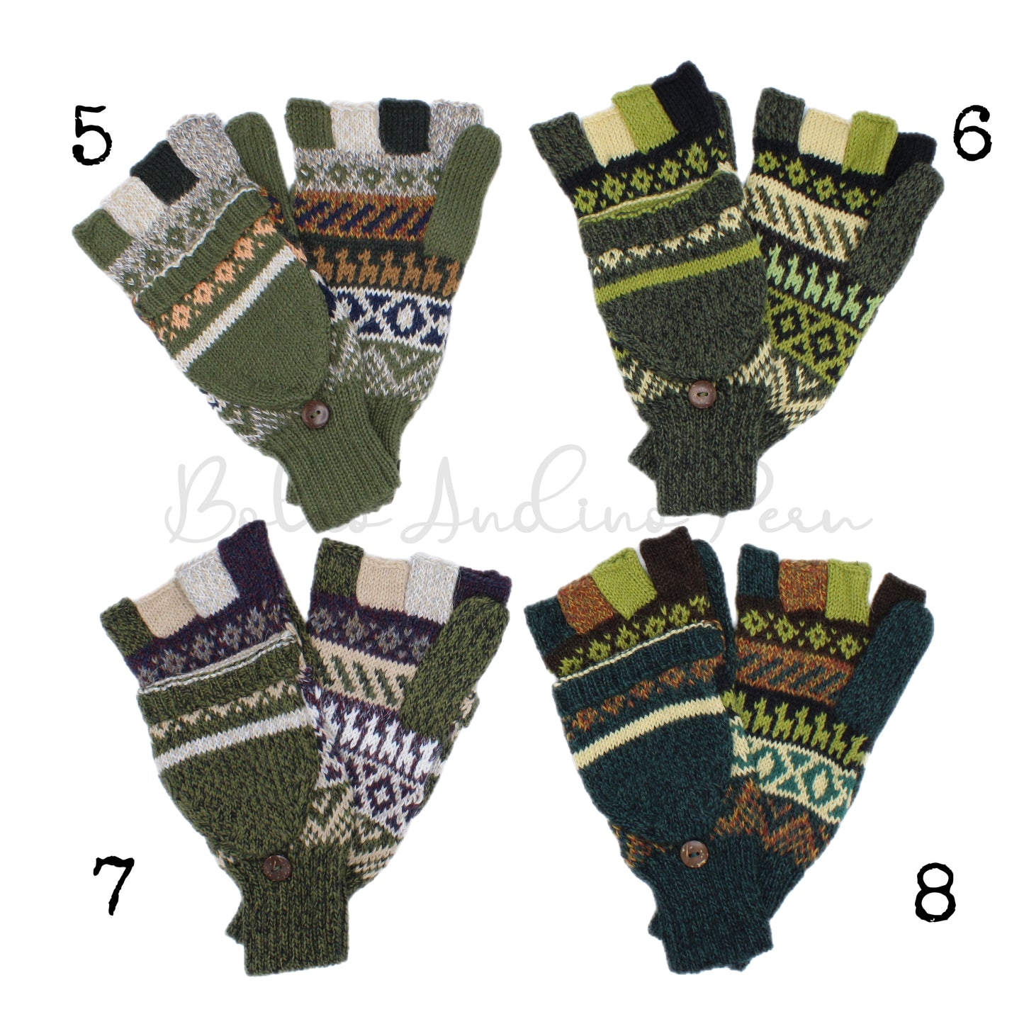 Mittens 2 in 1 CONVERTIBLES Baby Alpaca