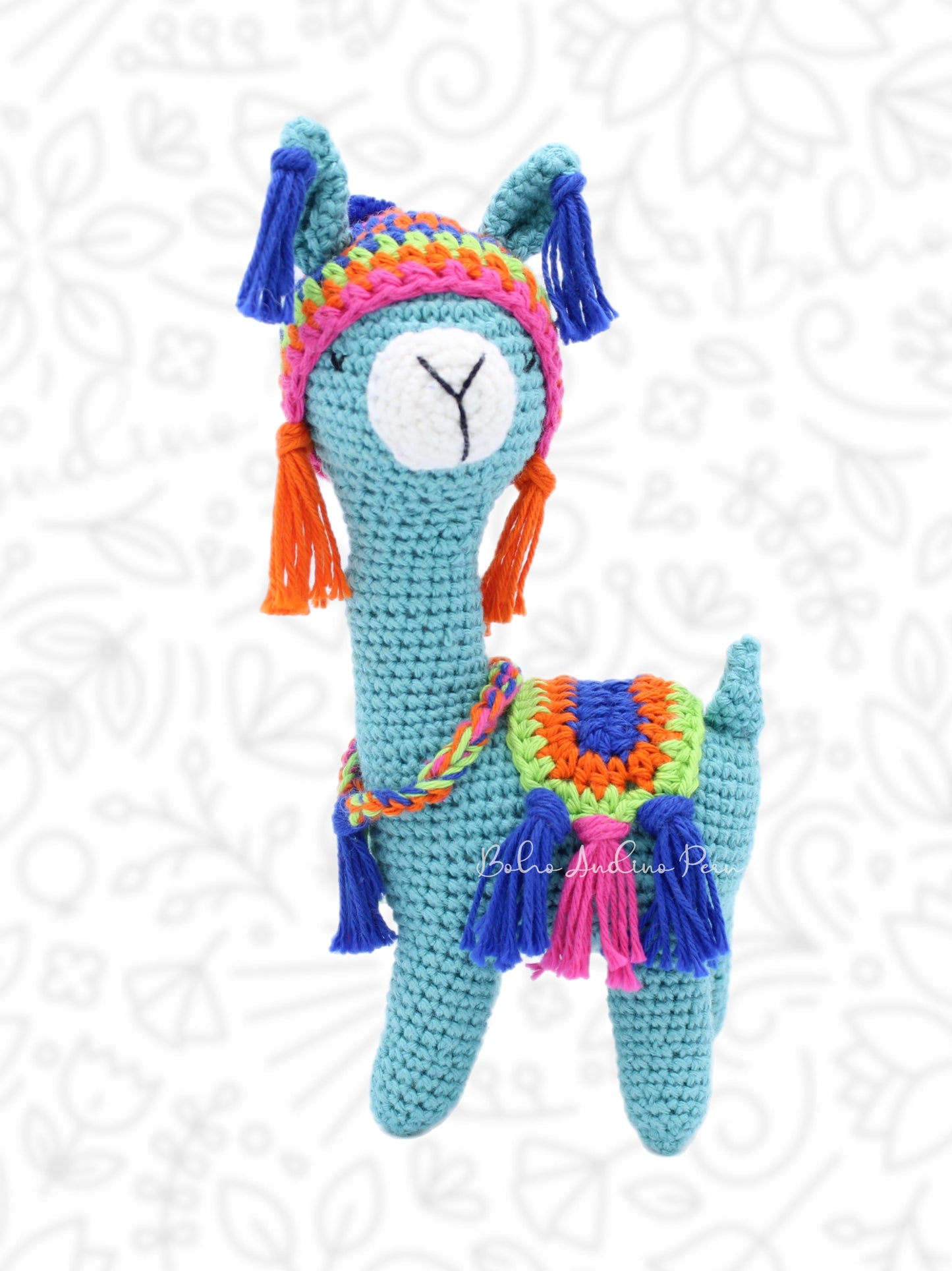 Crochet Llama Plush Stuffed Animal