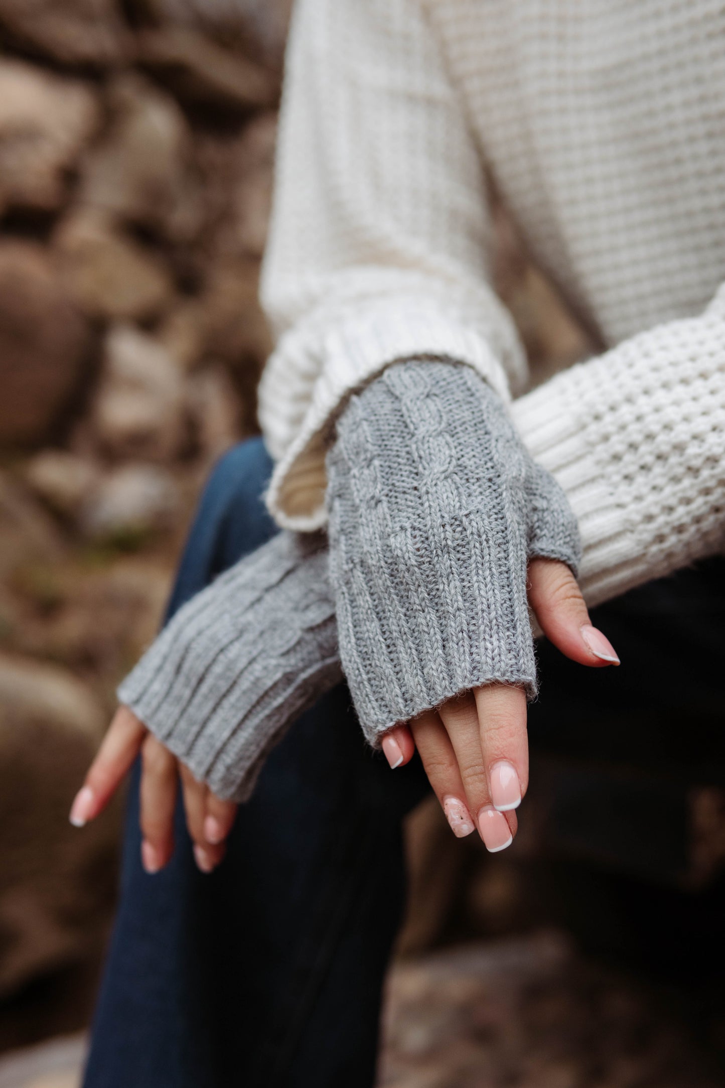 Wrist Warmers Alpaca