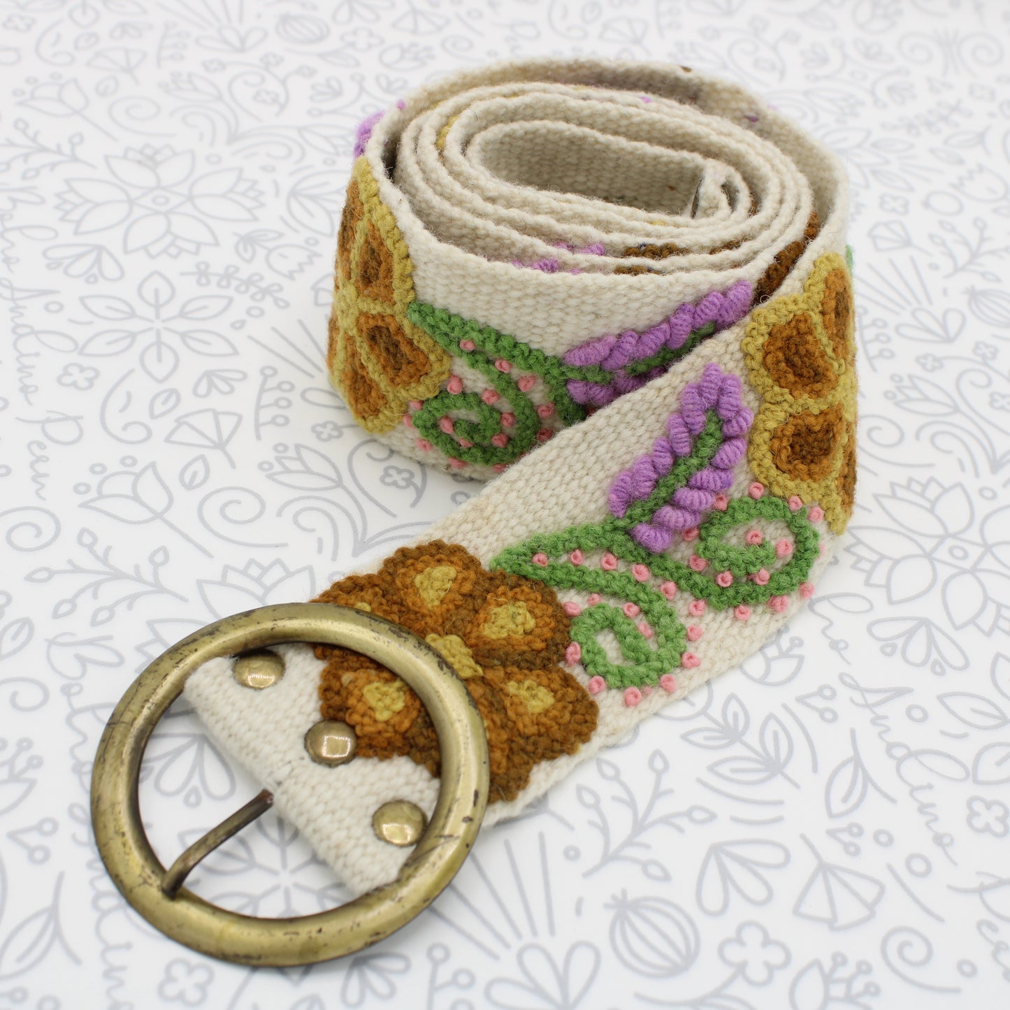 Embroidery Wool Belts