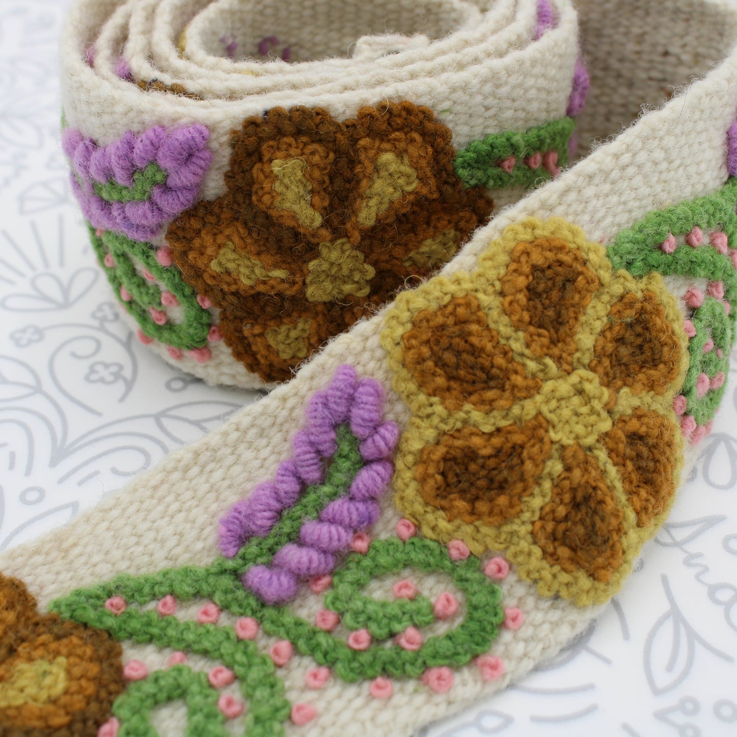 Embroidery Wool Belts