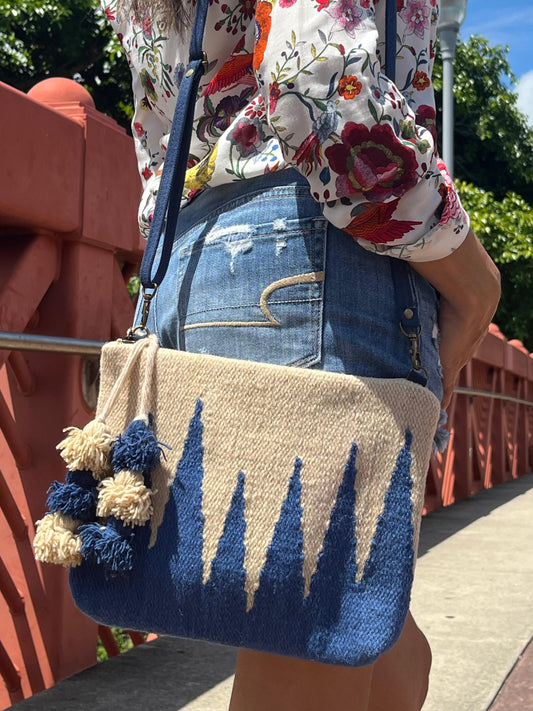 Wool Crossbody Bag