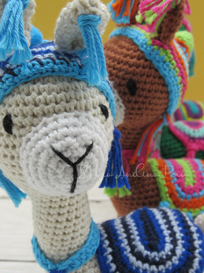 Crochet Llama Plush Stuffed Animal